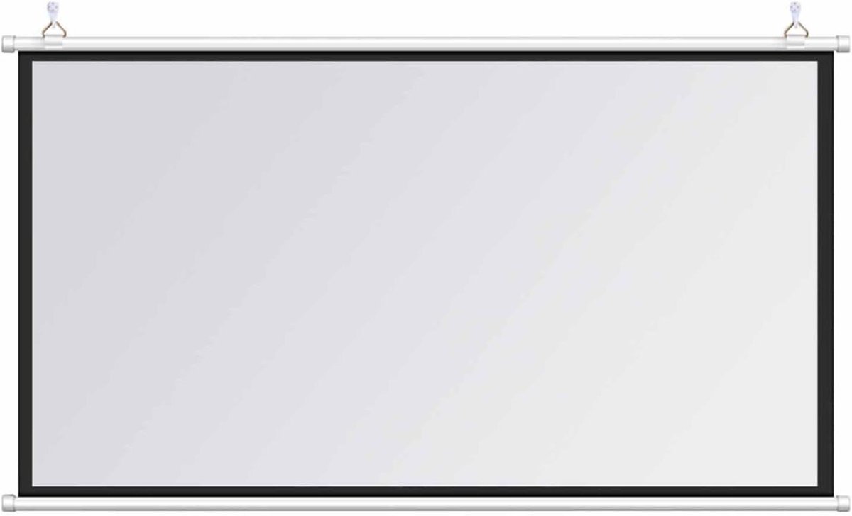 Projectiescherm - Filmscherm Beamer - Thuisbioscoop Creëren - Opvouwbaar Anti-vouw - 60 inch - Wit