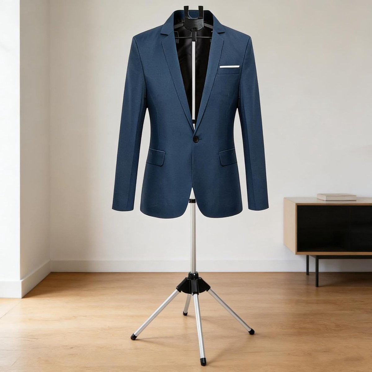 Kledingstomer Stand - Strijkbeugel Kleding - Kleding Stomen - Antislip Fixatie - 160 cm Hoogte - Zwart