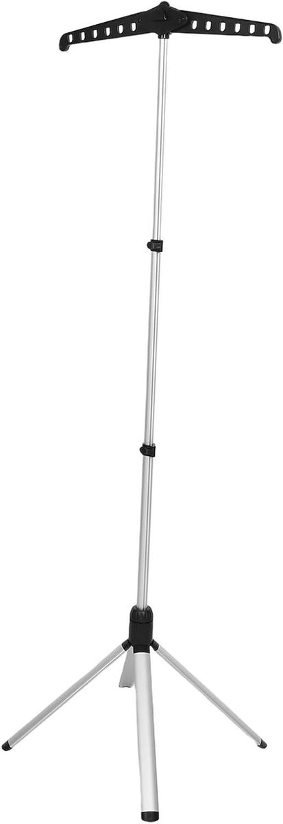 Kledingstomer Standaard - Kledinghanger Stoom - Kreukvrij Maken - Opvouwbaar Ontwerp - 147 cm Hoog - Zwart