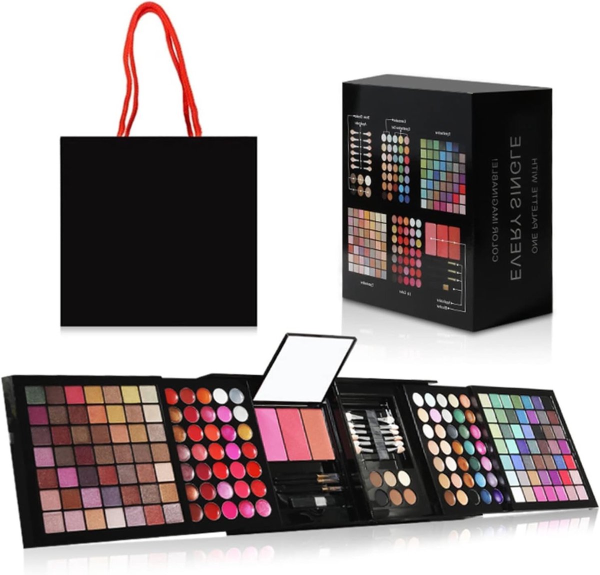 Complete Oogschaduw Palet met 177 Kleuren - Professionele Make-up Set voor Vrouwen voor Thuisgebruik en Make-up Artists