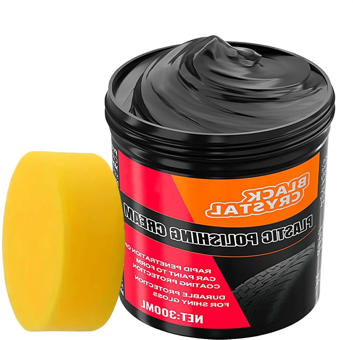 Trim Restorer - Auto Vinyl Restaurator - Auto Onderhoud - Duurzame UV Bescherming - 300 g - Zwart