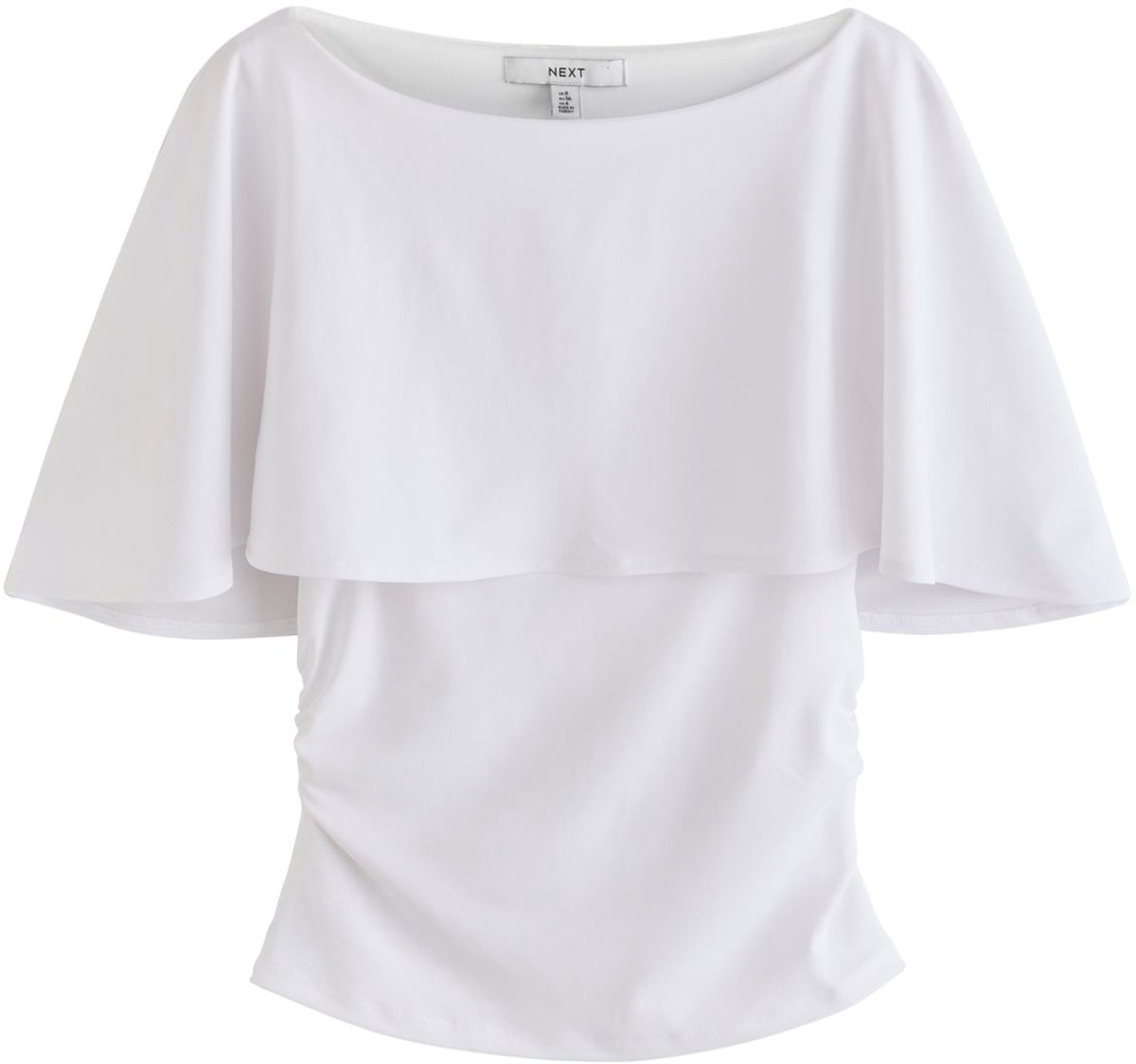 Next - Dames - Capetop met korte mouwen - Wit