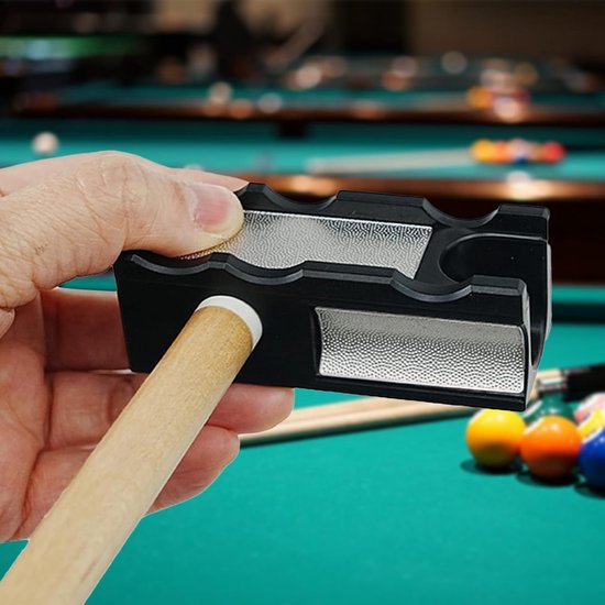 Multifunctioneel gereedschap voor biljartkeu - 11-in-1 biljart reparatie set met cue-trimmer, burnisher, shaper, tapper. van Merkloos — afbeelding 2