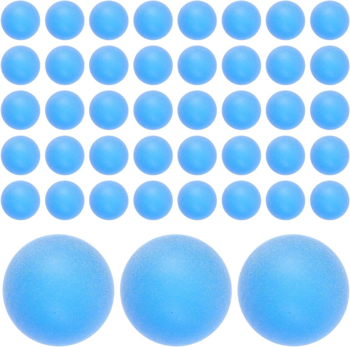 Gekleurde Pingpongballen - Loterij Ballen - Feestdecoratie Spelletjes - Naadloos Plastic - 50 Stuks - Donkerblauw