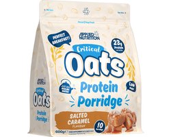 Applied Nutrition Critical Oats (600g) Salted Caramel - Functionele voeding - Eiwitrijke voedingsmiddelen