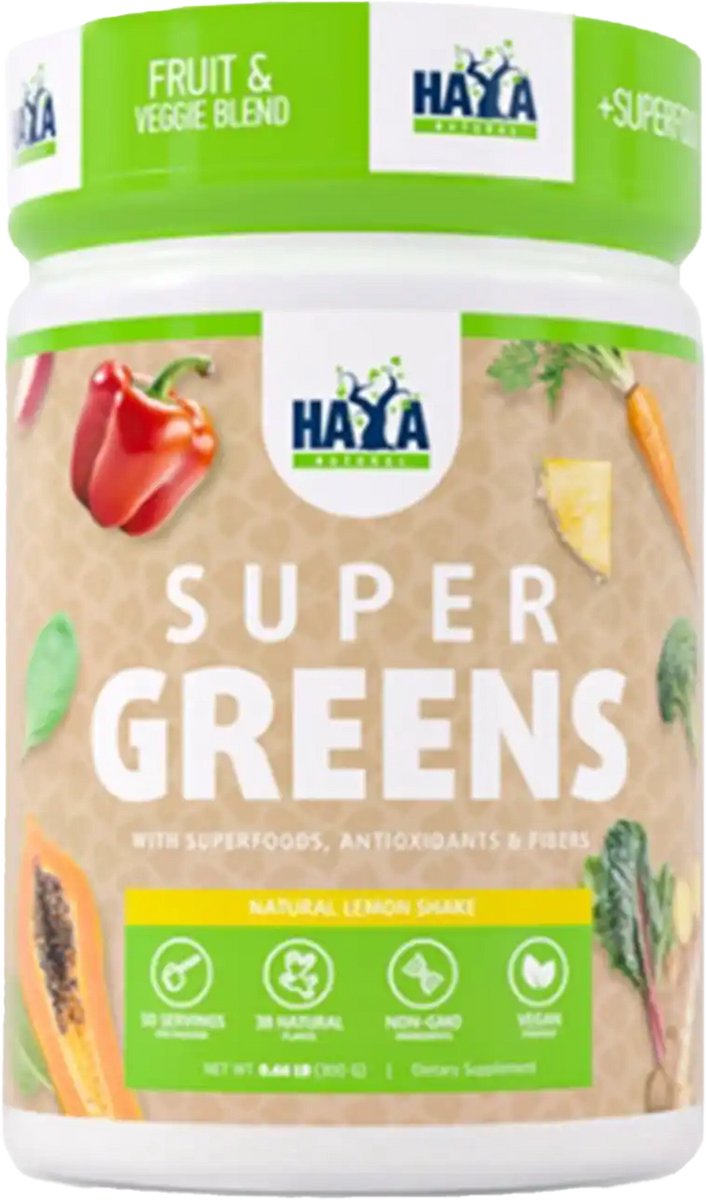 Super Greens - 300 g - Natural Lemon Shake