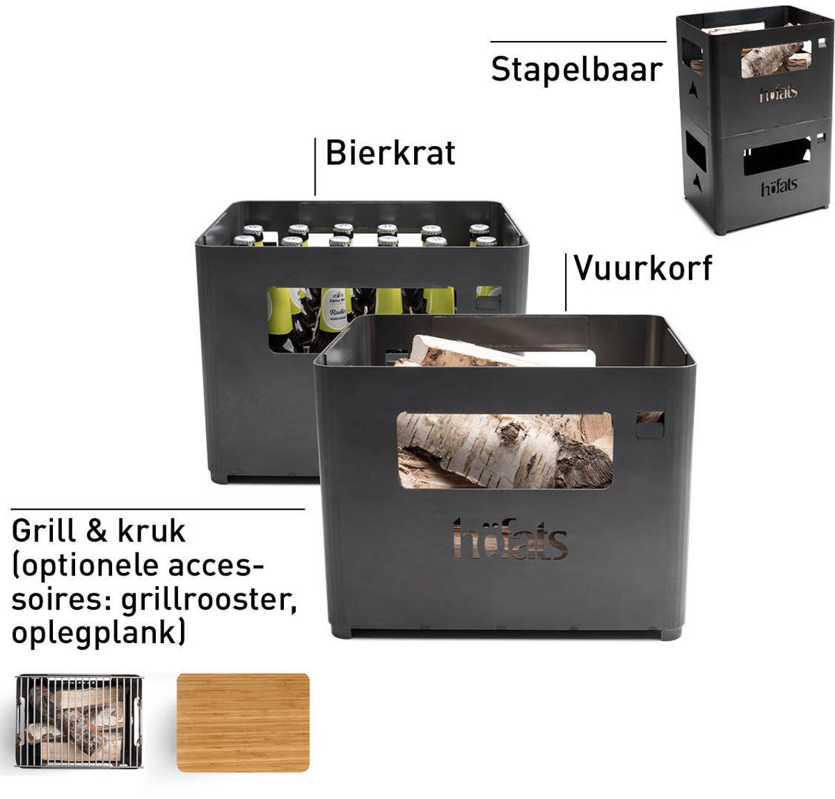 Höfats Beer Box Fire Basket