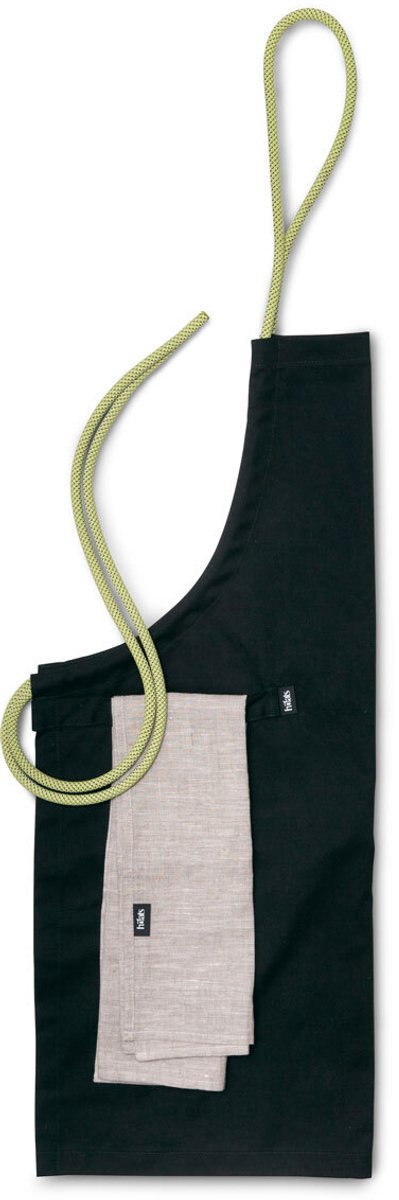 Höfats Schort - Katoen - 77x66 cm - Zwart