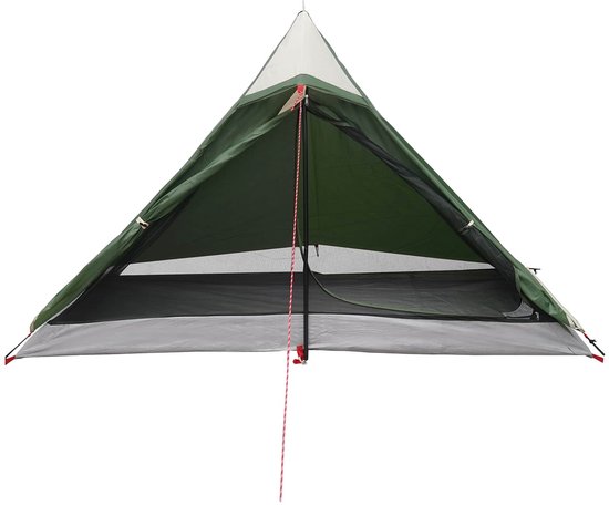 vidaXL - Backpacking - Tent - Groen - 222 - x - 85 - x - 125 - cm van Vidaxl — afbeelding 3