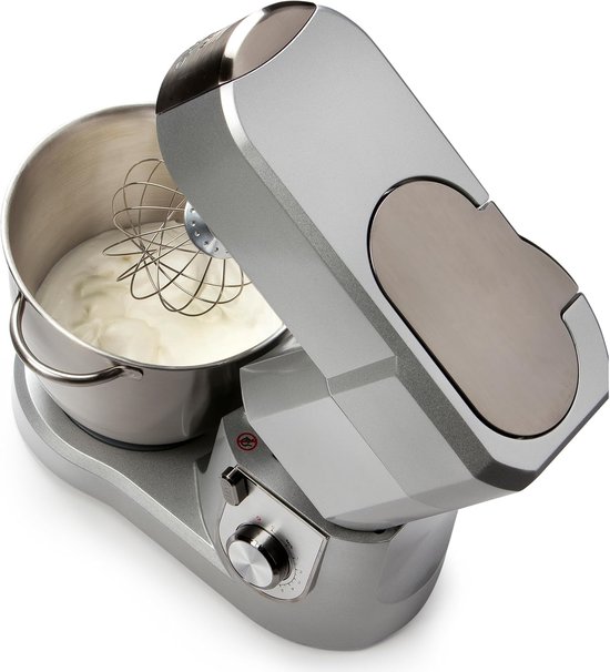 Keukenmachine - Mixer Robot - Zelf Bakken - Krachtige Motor - 6.7 Liter - Grijs — afbeelding 3
