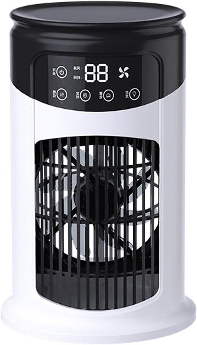 Luchtkoeler - Ventilator - Persoonlijke Koeling - 6 Snelheden - 18.5 cm Hoog - Wit
