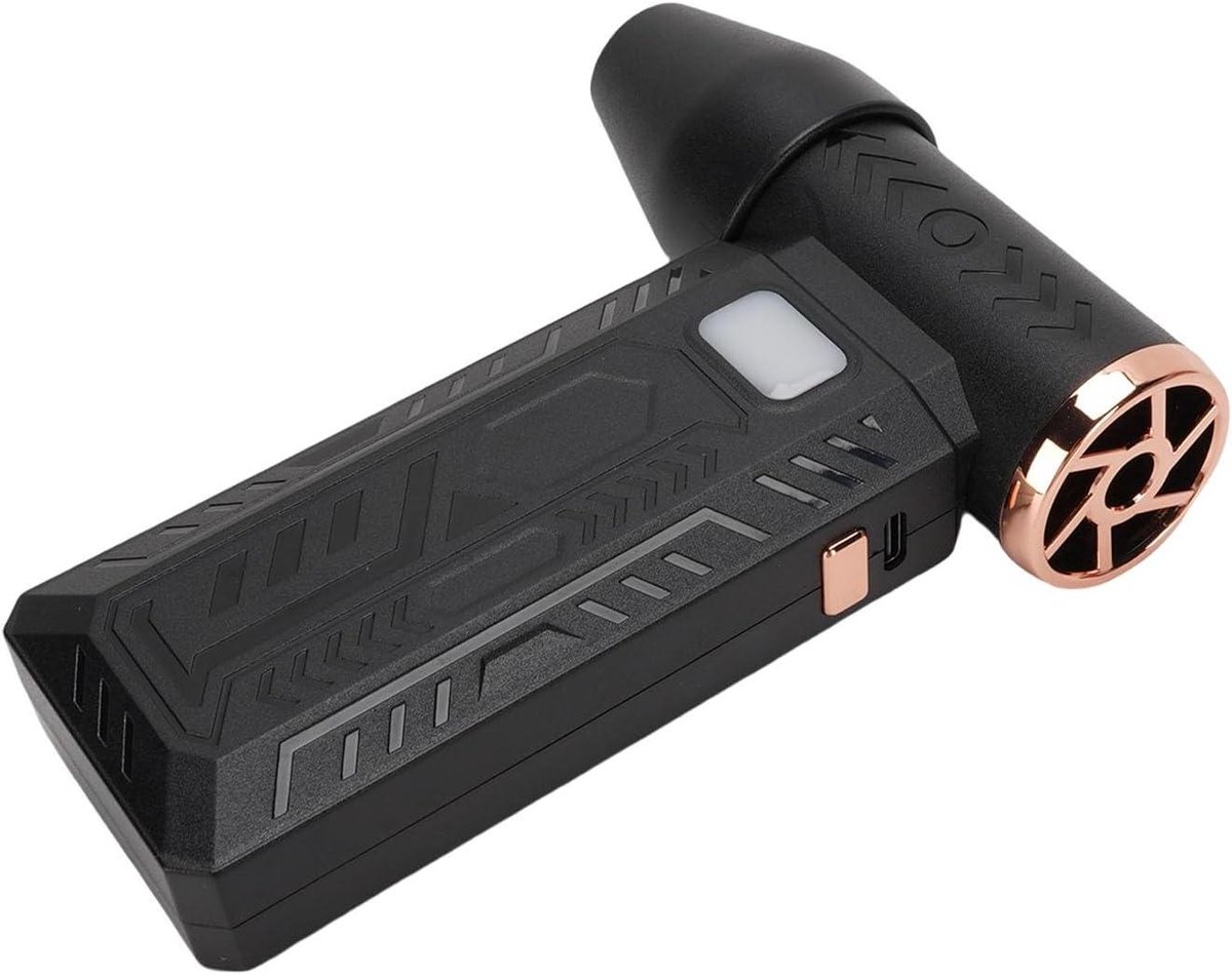 Elektrische Luchtstofzuiger - Draagbare Bladblazer - Snel Reinigen - Oplaadbaar Via USB - Compact Design - Zwart