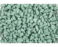 Aquarium Zand - Decoratieve Bodem - Aquarium Inrichten - Polyurethaan Gecoat - 1 kg Zak - Groen
