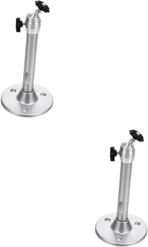 Projector Beugel Verstelbaar 360° Draaibaar Universeel Aluminium Voor Plafond Muur Zilver