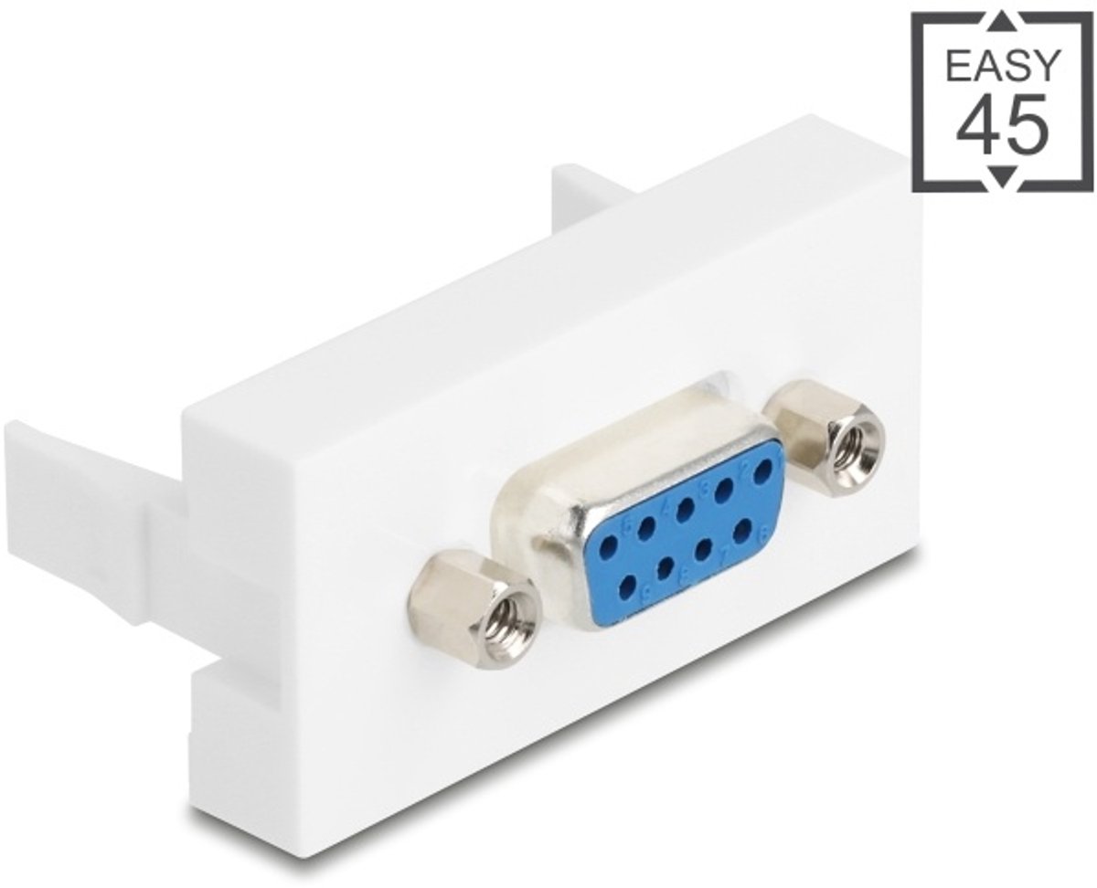 Delock Easy 45 Module Sub-D 9 fermale to female 22.5 x 45 mm