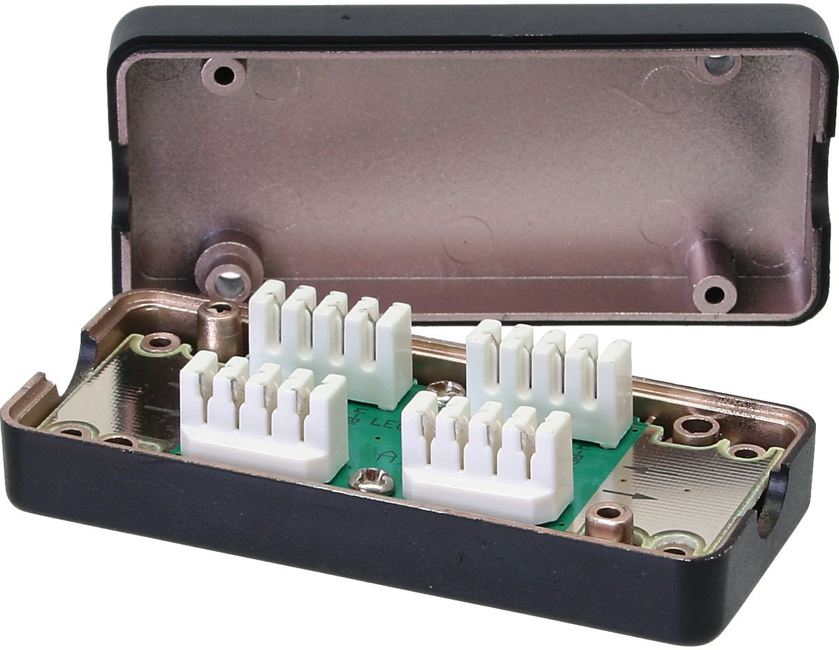 InLine® Cat.6A-aansluitmodule, met LSA-technologie, afgeschermd tot 600 MHz