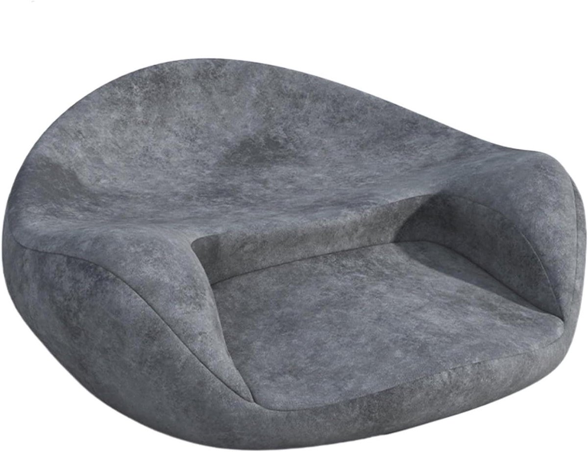 Meditatiestoel met rugleuning - Ergonomisch kussen - Diepe focus oefenen - Traagschuim vulling - 60 x 60 x 22 cm