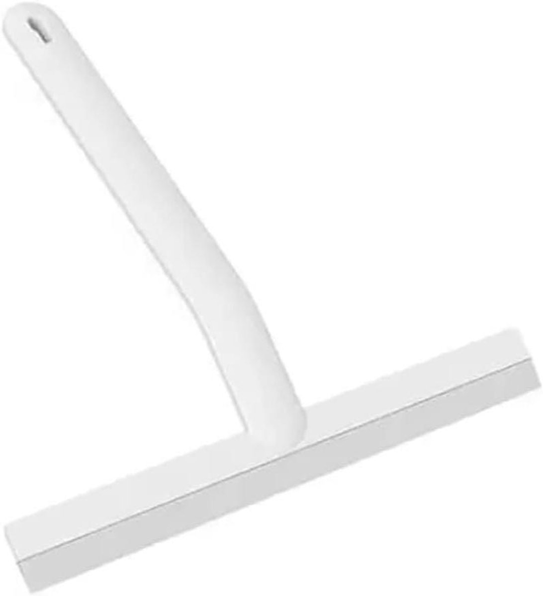 Douche Zuigmond Reiniger - Siliconen Blade - Water Verwijderen - Efficiënt Reinigingsgereedschap - 2 stuks - Wit