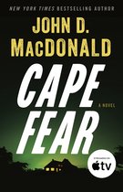 Boekomslag van Cape Fear van John D. MacDonald, met de tekst 'New York Times Bestselling Author', 'John D. MacDonald', 'Cape Fear A Novel' en 'Streaming on Apple TV'.