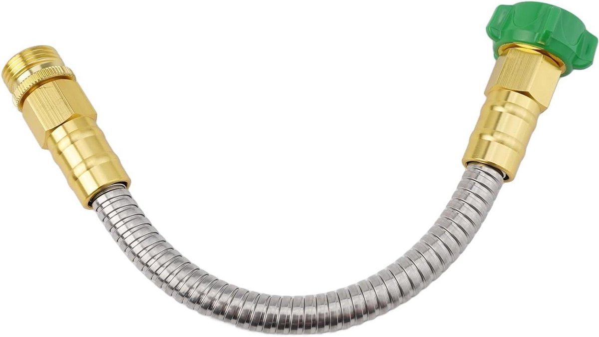 Korte Tuinslang - Flexibele Slang - Water Geven - Knikvrij Ontwerp - 03 m - Zilver