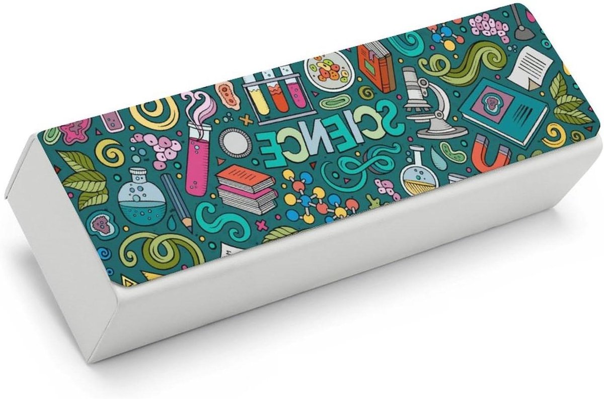 Brillenhoesje Hardcase - Brillenhouder Box - Brillen Beschermen - Clamshell Stijl - 3 x 2 x 1 cm - Eén Kleur