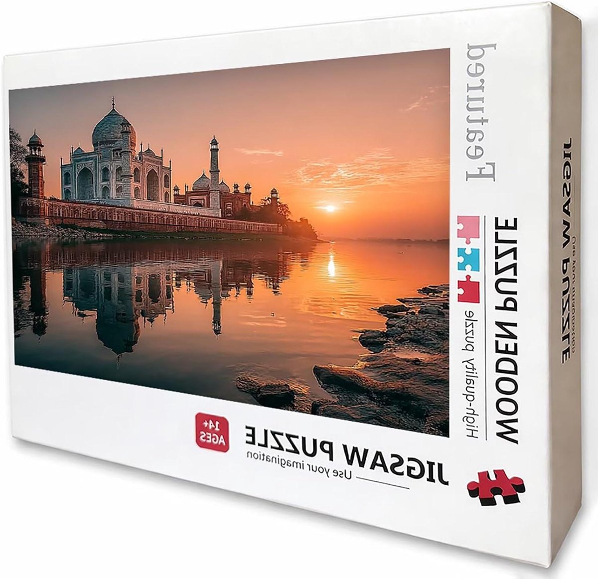 Houten Puzzel - Legpuzzel Volwassenen - Decoratie en Ontspanning - 5000 Stukjes - 156x105 cm - Architectuur