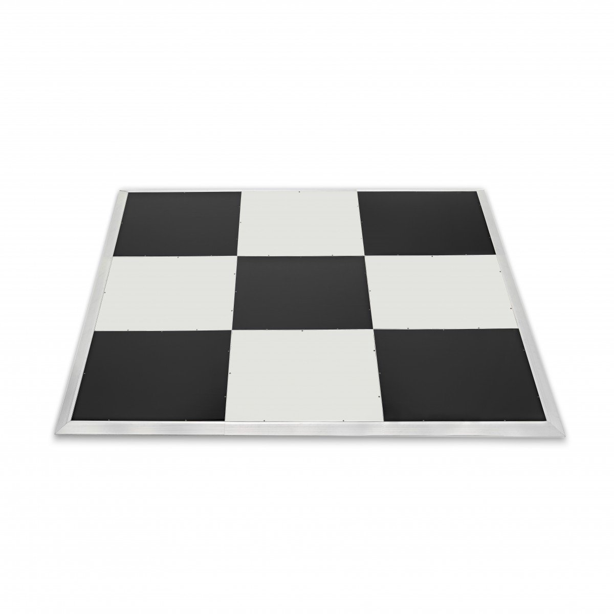 3 m x 3 m Draagbare Dansvloer van Gear4music, Schaakbord Patroon