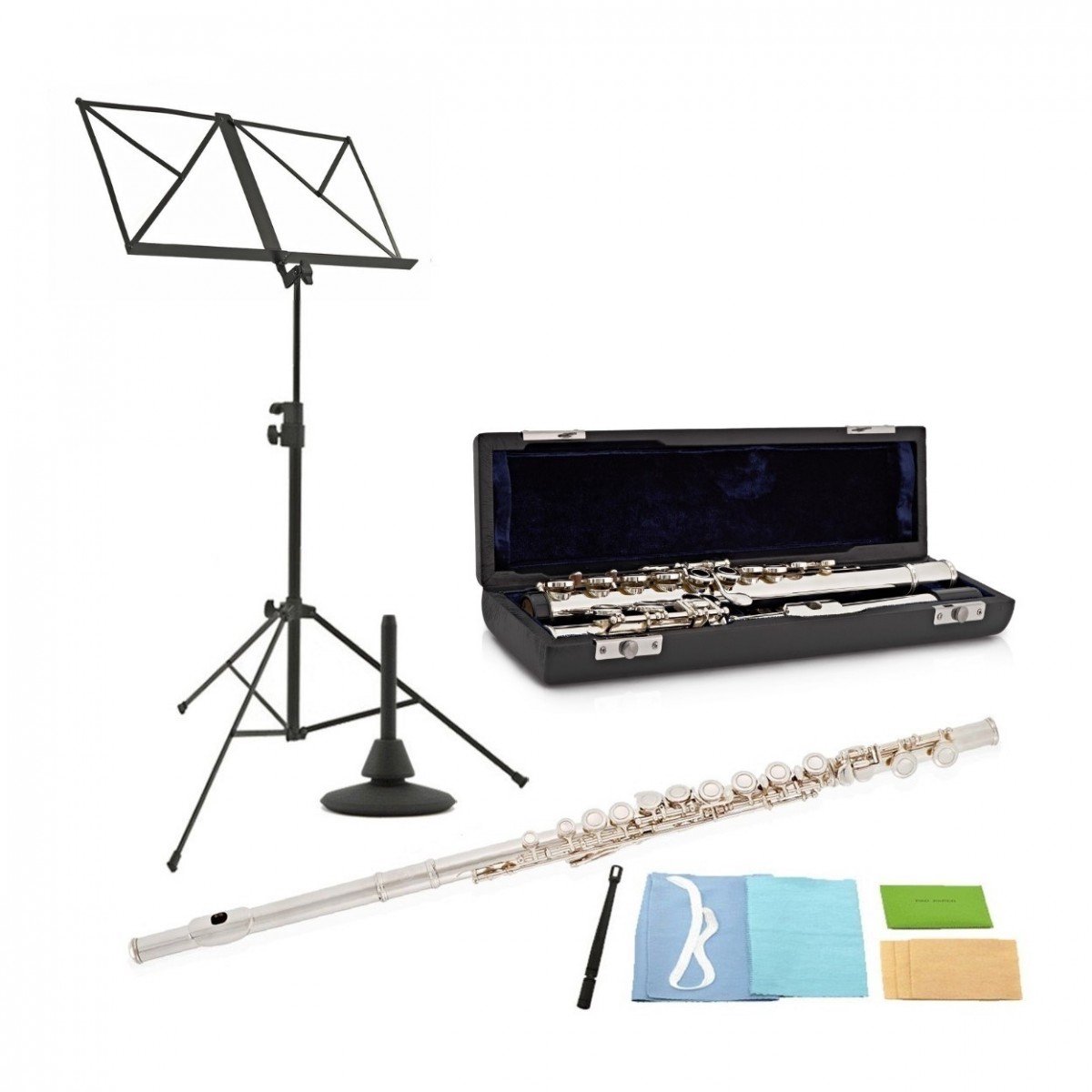 Deluxe Dwarsfluit van Gear4music met Accessoirepakket