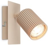 Beige (geribbeld)