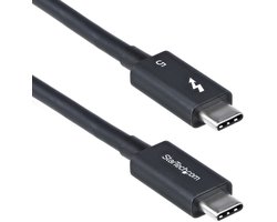 StarTech.com 1m Thunderbolt 5 Kabel, 80Gbps/Tot 120Gbps, 240W PD EPR, 8K 60Hz, Thunderbolt-Gecertificeerde Kabel, Compatibel met Thunderbolt 4/USB4/USB-C