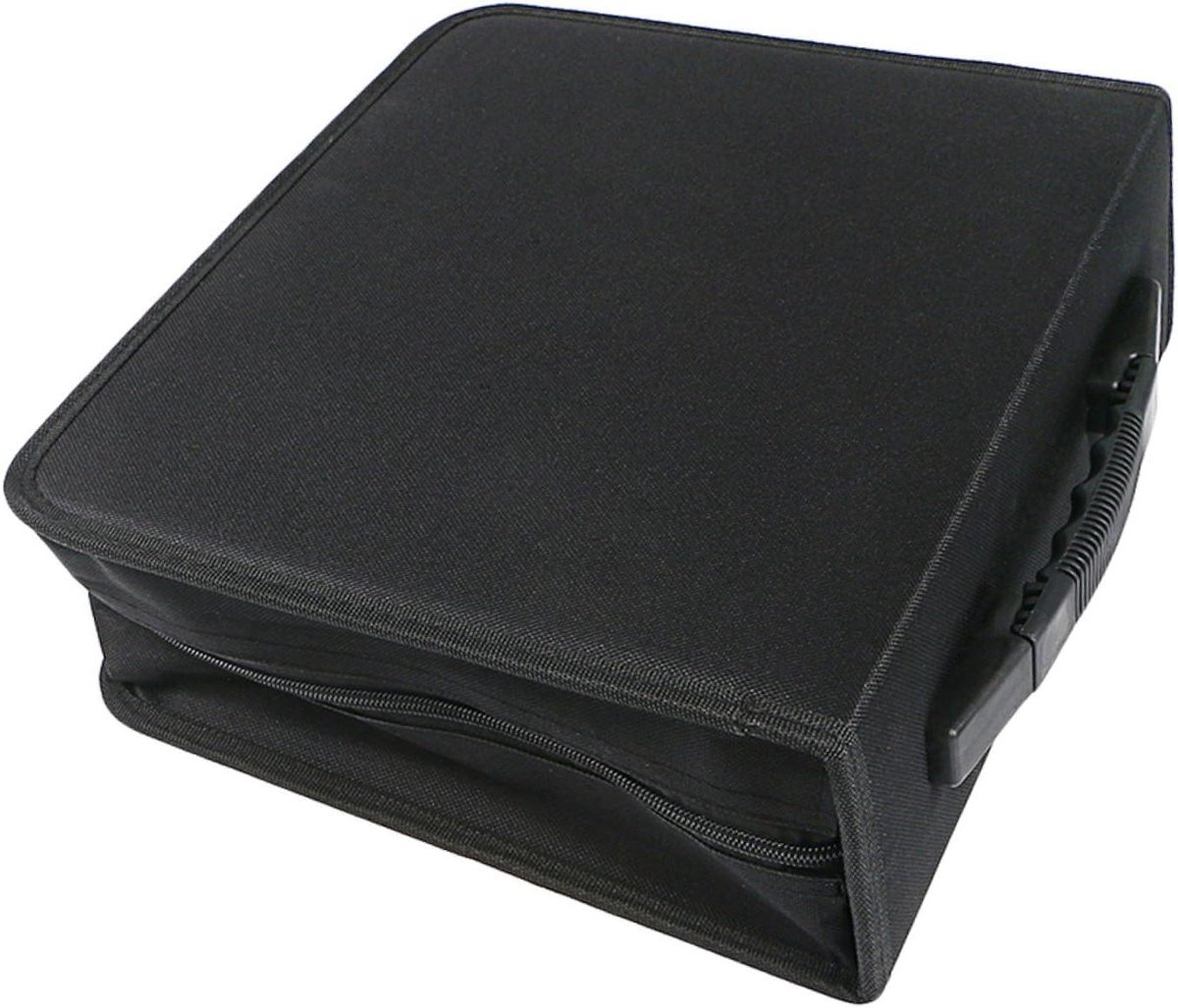 CD DVD Opbergdoos - Media Opberger - Media Organiseren - Grote Capaciteit - 288 Stuks - Zwart
