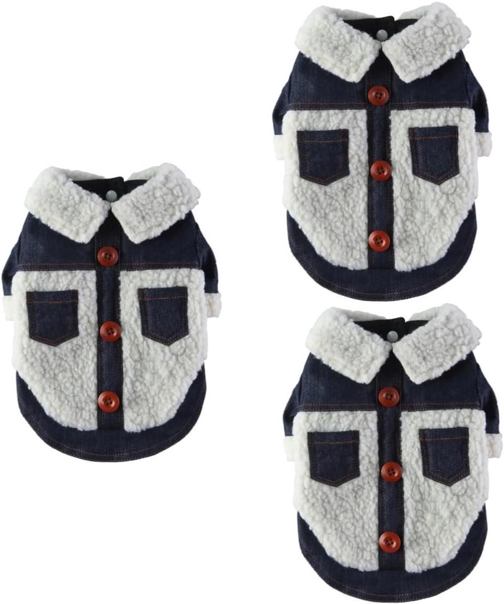 Honden Jassen - Honden Kleding - Hond Warm Houden - Ademend Polyester - 3 stuks - Beige