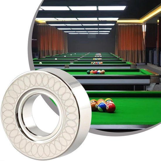 aladdien - Billiard Cue Gewicht Ring - RVS Balansring - Betere Controle en Stabiliteit - Professionele Billiard Accessoires - Voor Billiard Spelers ... van Aladdien — afbeelding 5