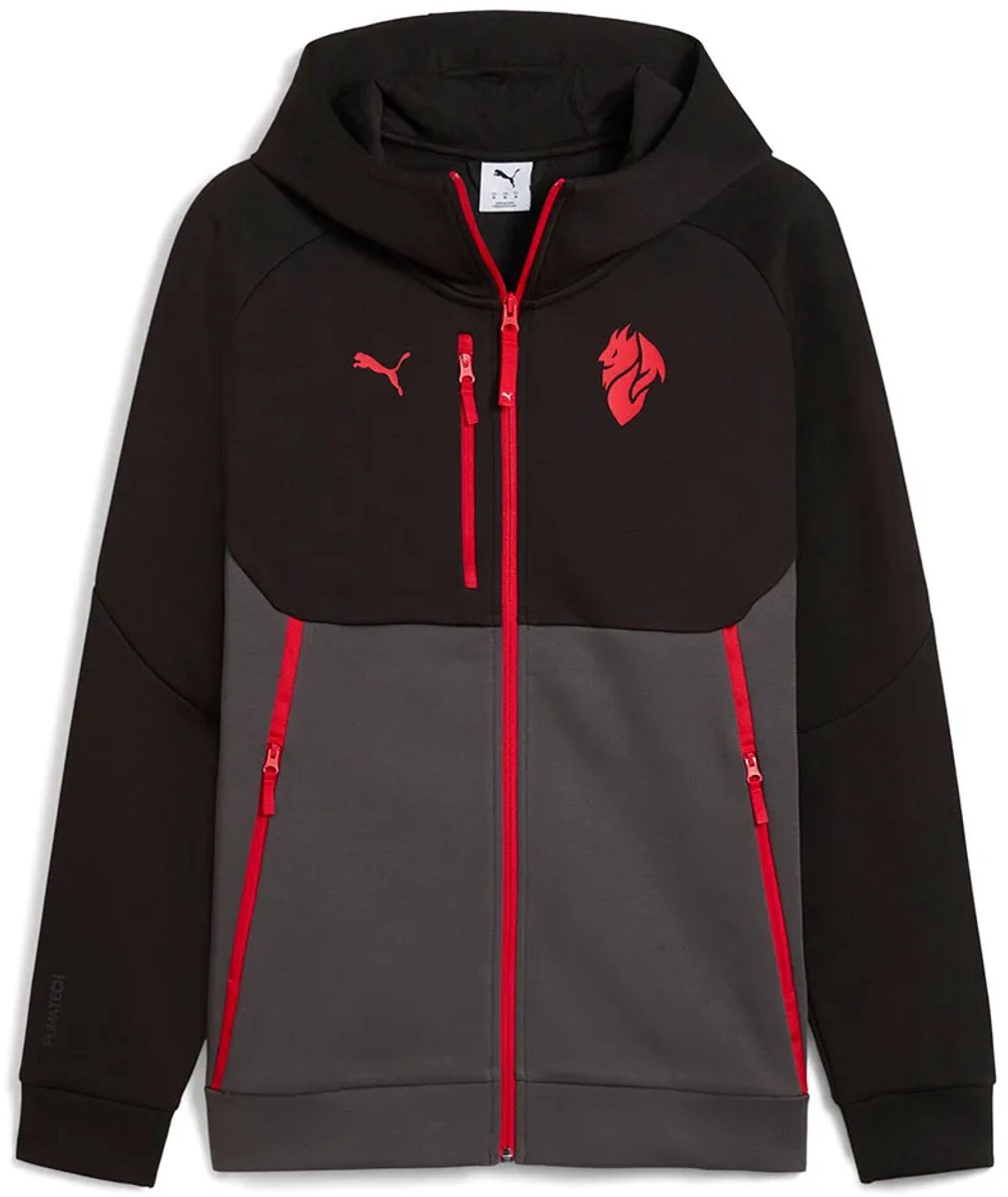 Puma Acm Pumatech Fz Hoodie Sportwear Volwassen Zwart