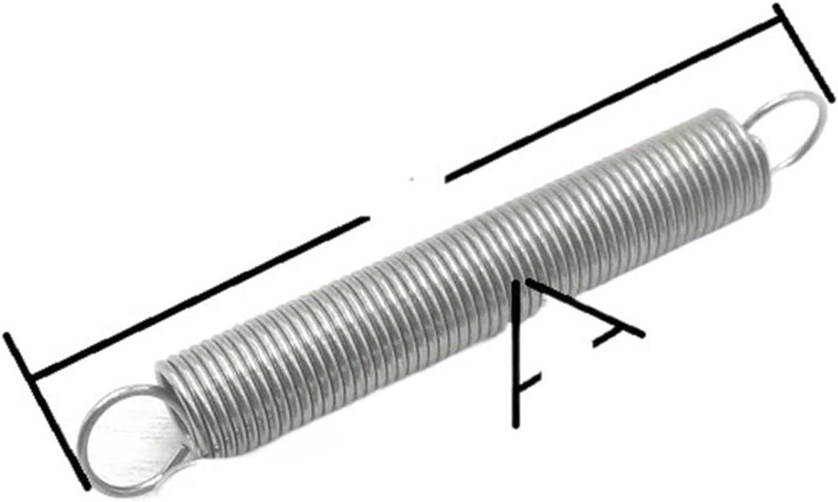 Trekveren Roestvrij Staal - Dubbele Haak Veren - Apparaten Repareren - 304 Roestvrij Staal - 0.3 x 3 x 10mm