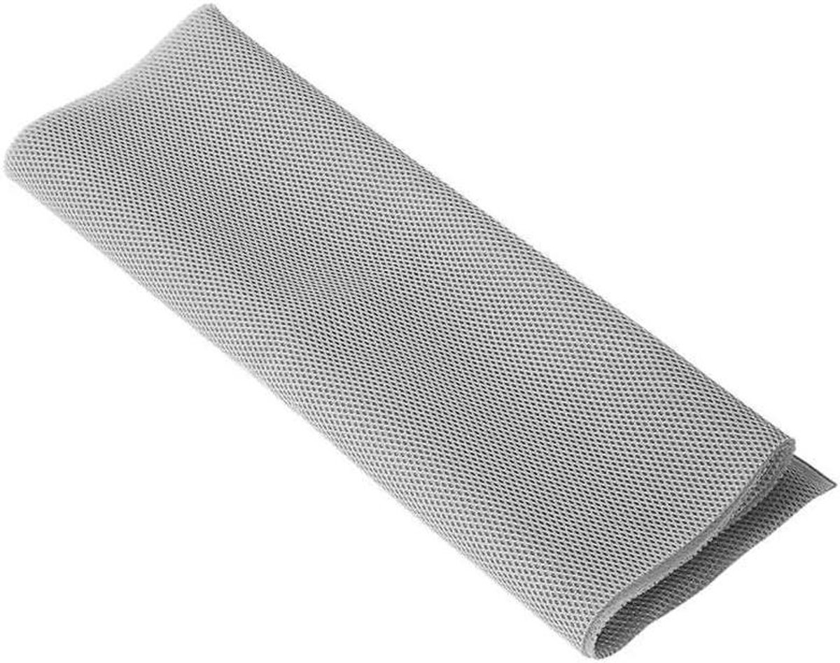 Luidsprekerdoek - Speakerdoek Grilldoek - Luidspreker Beschermen - Stofdicht Ademend - 1.4 x 0.5 m - Grijs