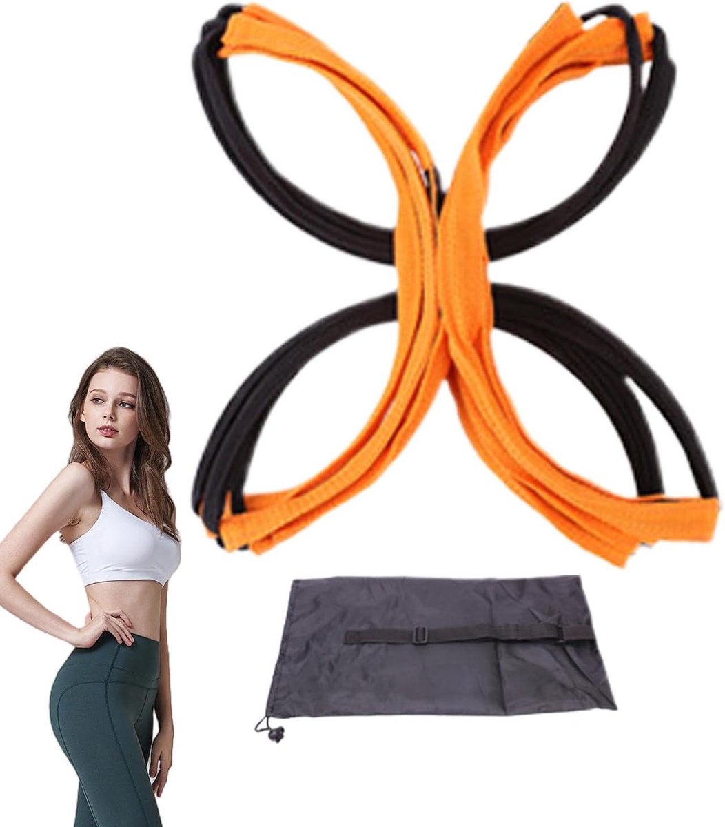 Trainingsladder - Behendigheidsladder Snelheid - Atletische Prestaties Verbeteren - Inclusief Opbergzak - 42x42x42cm - Geel