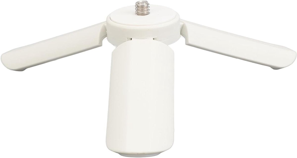 Mini Statief - Compact Statief - Fotografie Ondersteuning - 1/4 Inch Schroef - 3 x 8.2 cm - Wit
