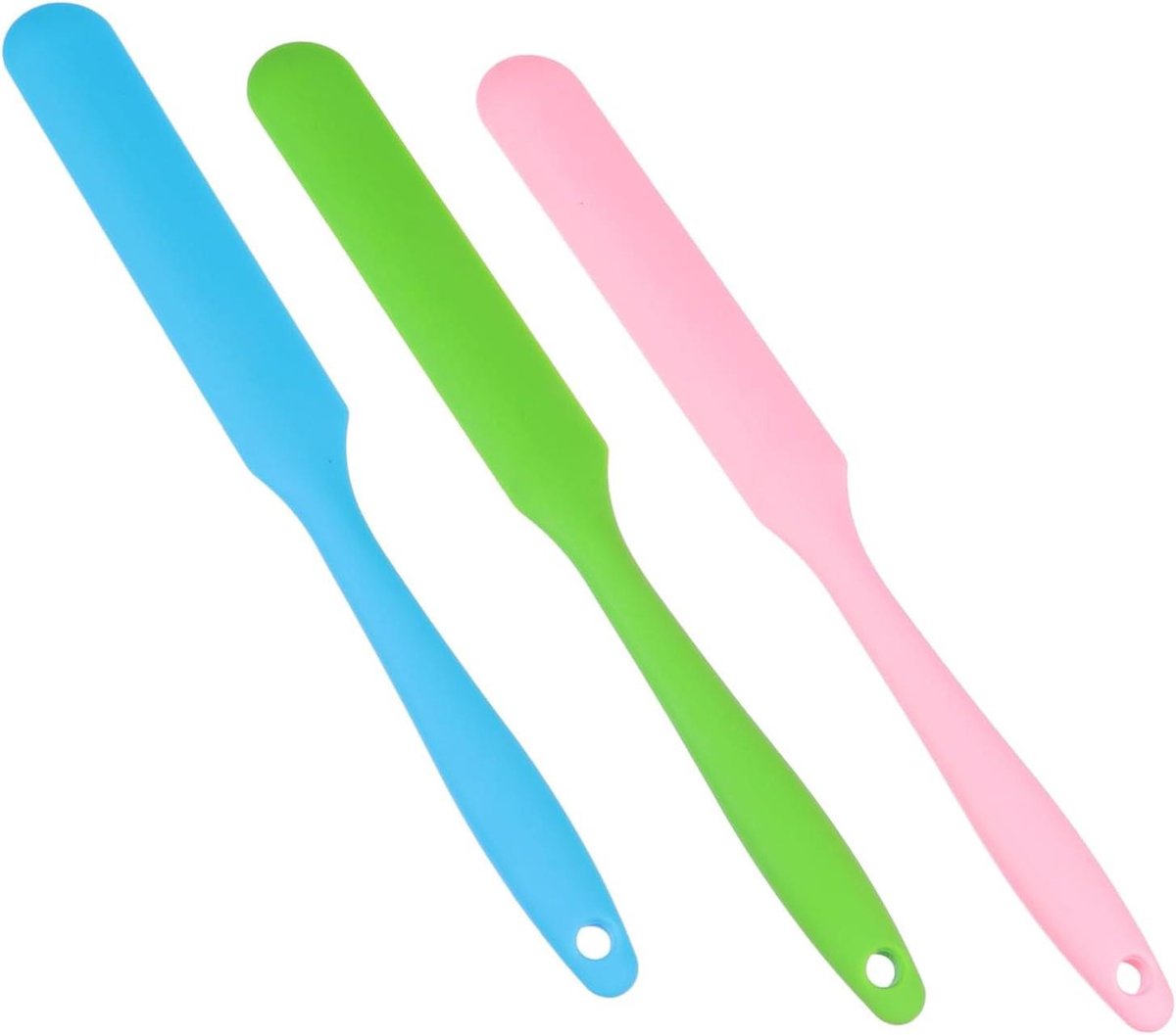 Wax Spatels - Ontharingsspatels Silicone - Thuisgebruik Ontharen - Herbruikbaar Antiaanbak - 24 cm - Gemengde Kleuren