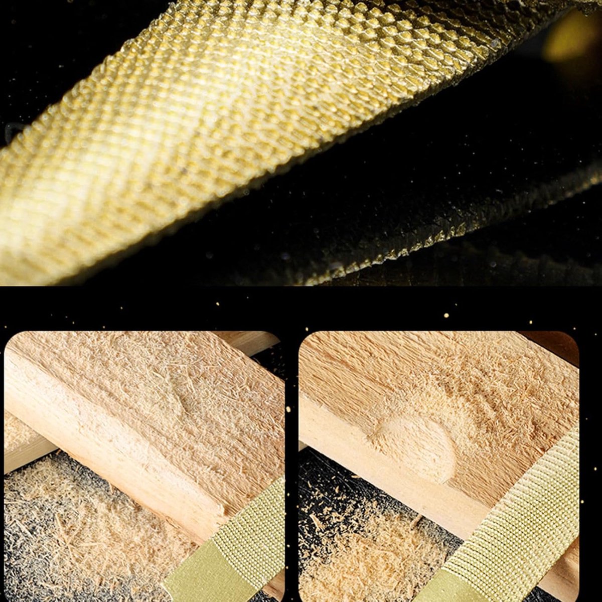 Houtvijl - Rasp Timmerman Gereedschap - Houtbewerking Snijwerk - Taps Toelopende Vorm - 8 inches - Niet gespecificeerd