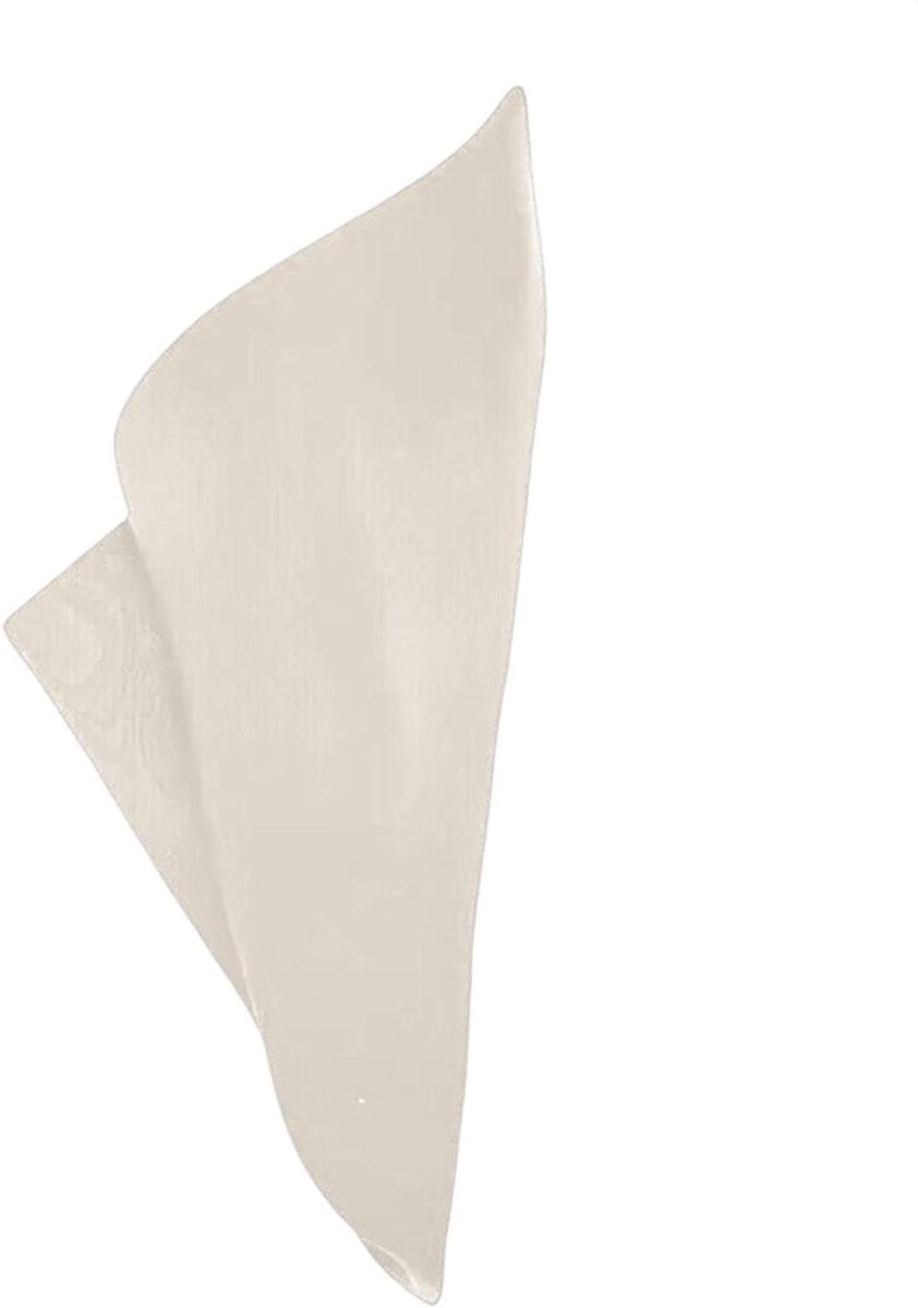 Bloemen wandvaas - Wandbloempot Vaas - Woonkamer Decoratie - Krullend Keramiek Ontwerp - 26 cm hoog - Wit