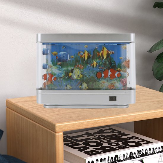 MIVRAY Reguliere Aquariumverlichting - LED Aquarium Nachtlicht - Realistische Visprojectie Lamp - Decoratieve LED Verlichting - ABS - Wit van MIVRAY — afbeelding 4