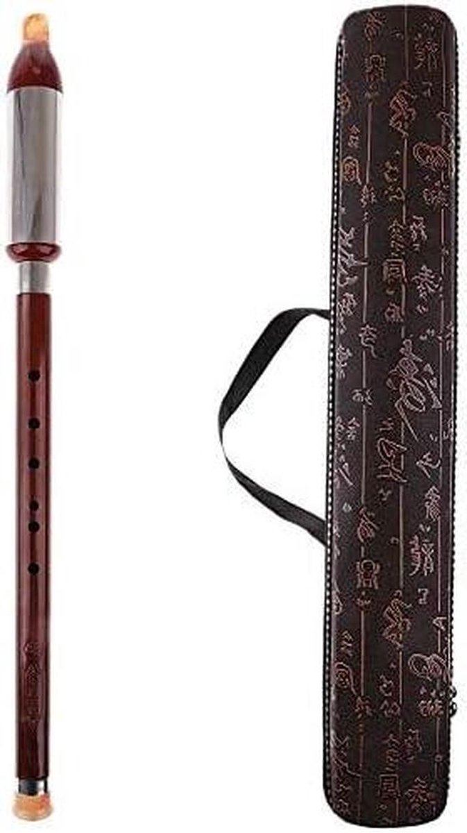 Verticale Fluit - Bawu Pijp - Muziek Maken - Afneembaar Ontwerp - 525 cm - Bruin
