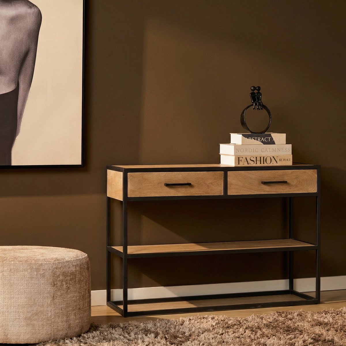 Starfurn Sidetable Dakota - Bruin - 35x120x76 cm