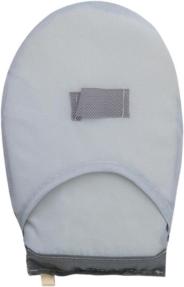 Stoomhandschoen - Strijkhand stomer - Kleding strijken - Hittebestendig waterdicht - 23 x 15 cm - Grijs