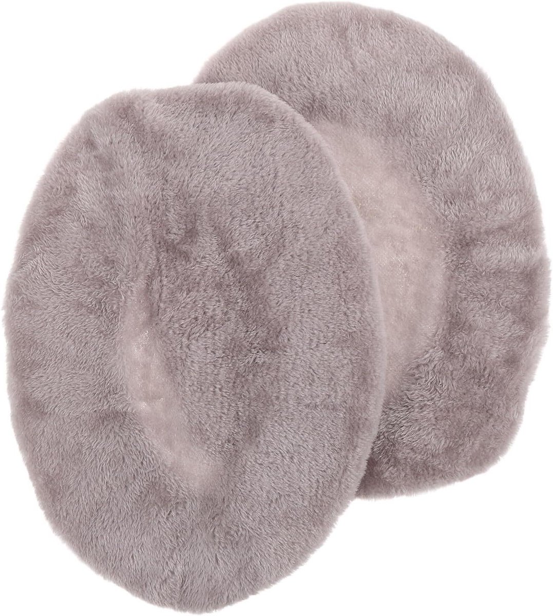 Toiletdekselhoes - Toiletbrilhoes WC-brilhoes - Badkamer Decoratie - Machinewasbaar - 40 x 30 cm - Lichtgrijs