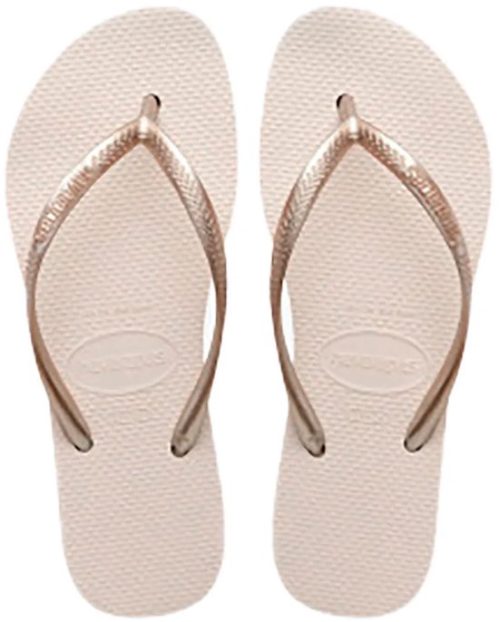Havaianas Slim Flatform Slippers - Beige