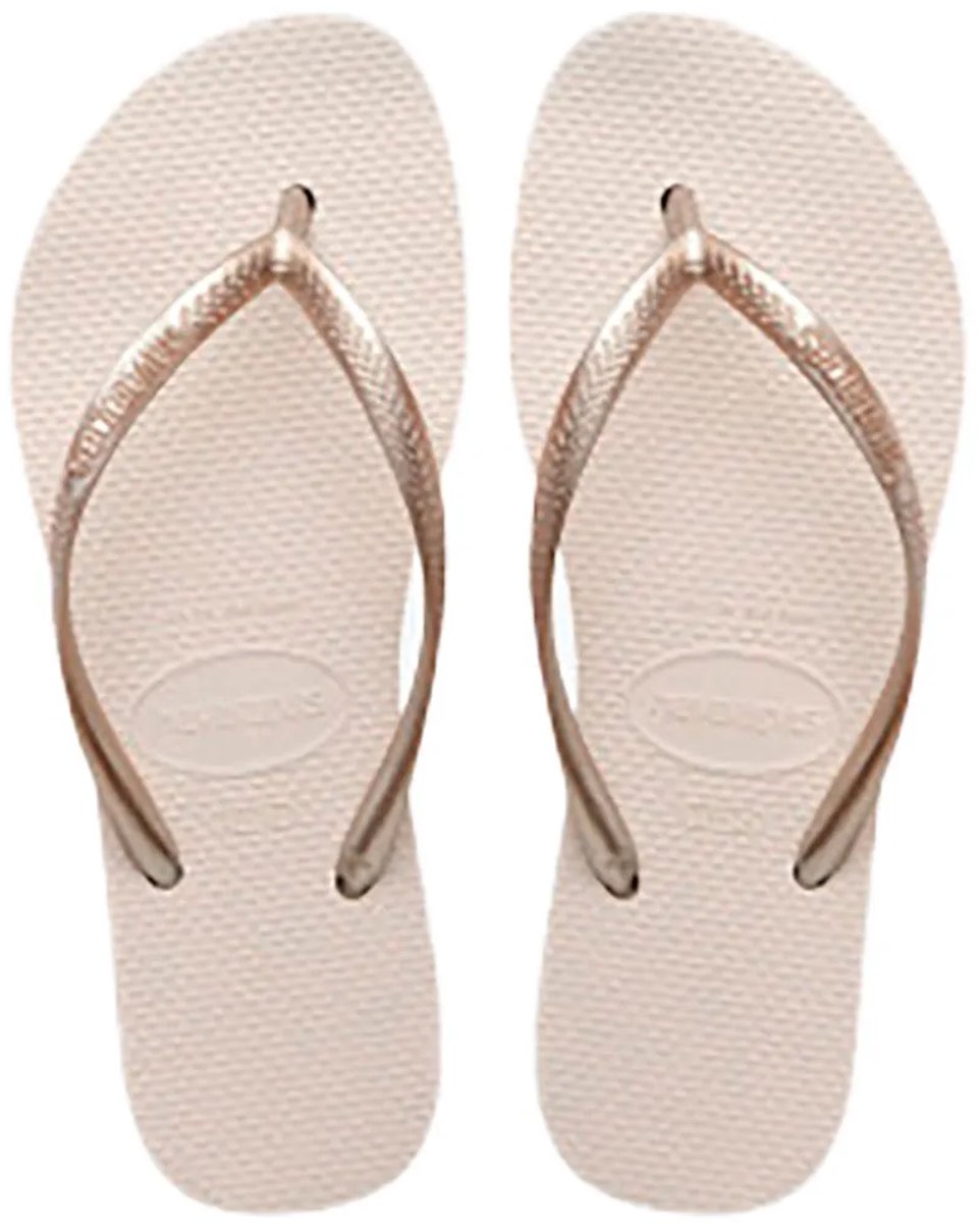 Havaianas Slim Flatform Slippers - Beige