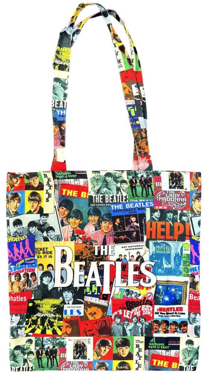 The Beatles - Single Covers Schoudertas/Shopper - Multicolours