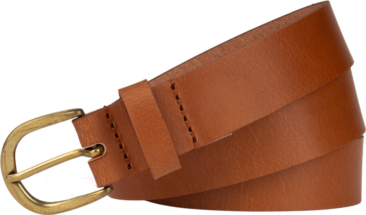 Legend Dames - Leren riem - Naturel - 85cm
